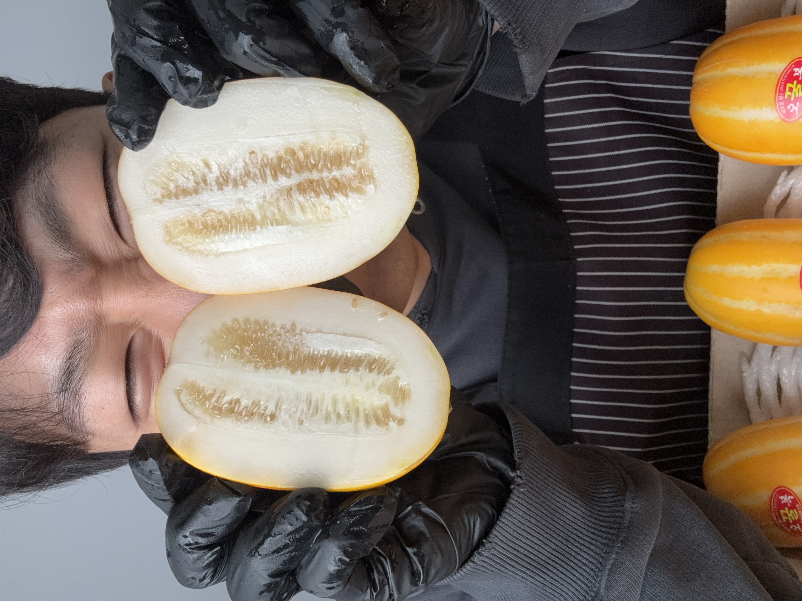 대표님 참외 단면